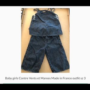Baby girls Contre Vents et Marees Made in France